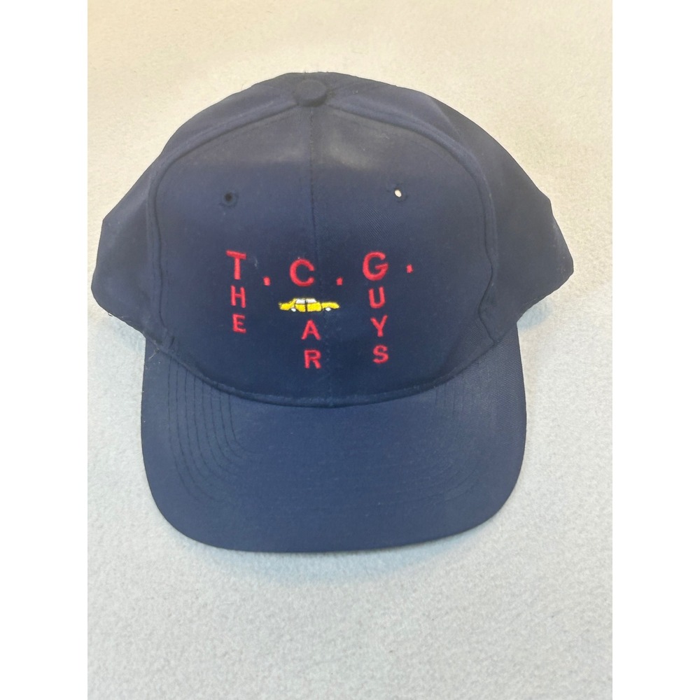 Otto Cap T.C.G. The Car Guys Hat Mens OSFA Navy Blue Retro